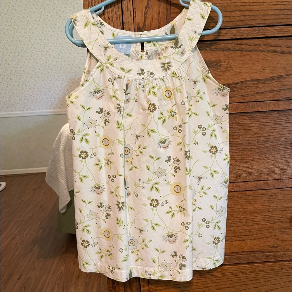 Bella Bliss Floral Sleeveless Top